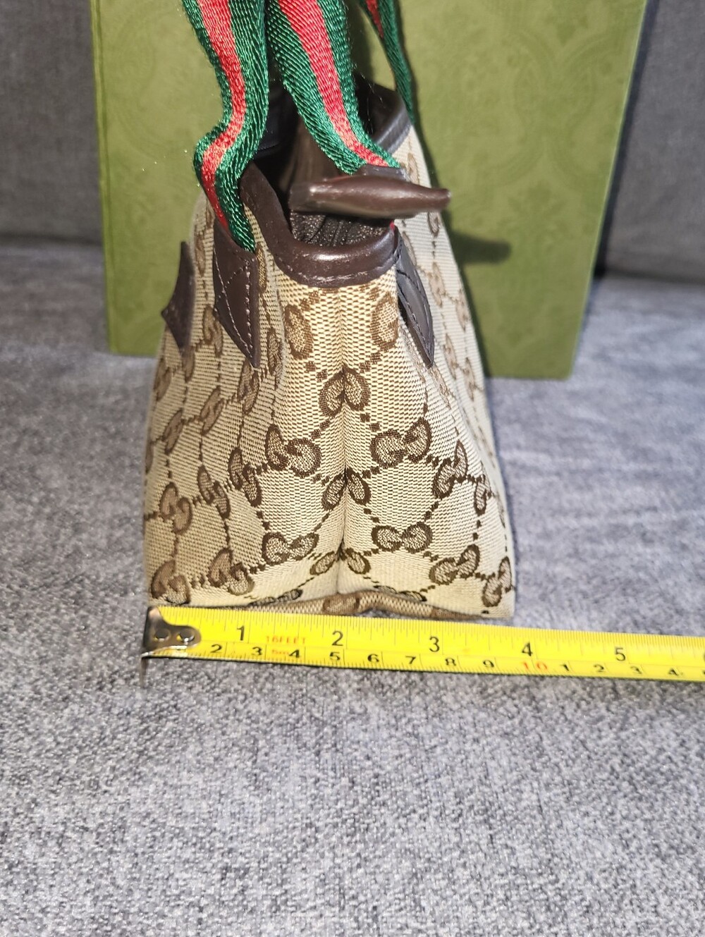 GUCCI Mini GG Canvas Web Childrens Handbag - Picture 12 of 14
